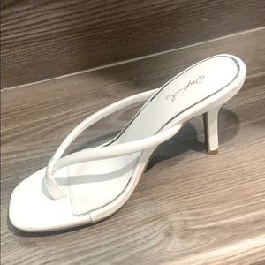 NEW White Thong Heels